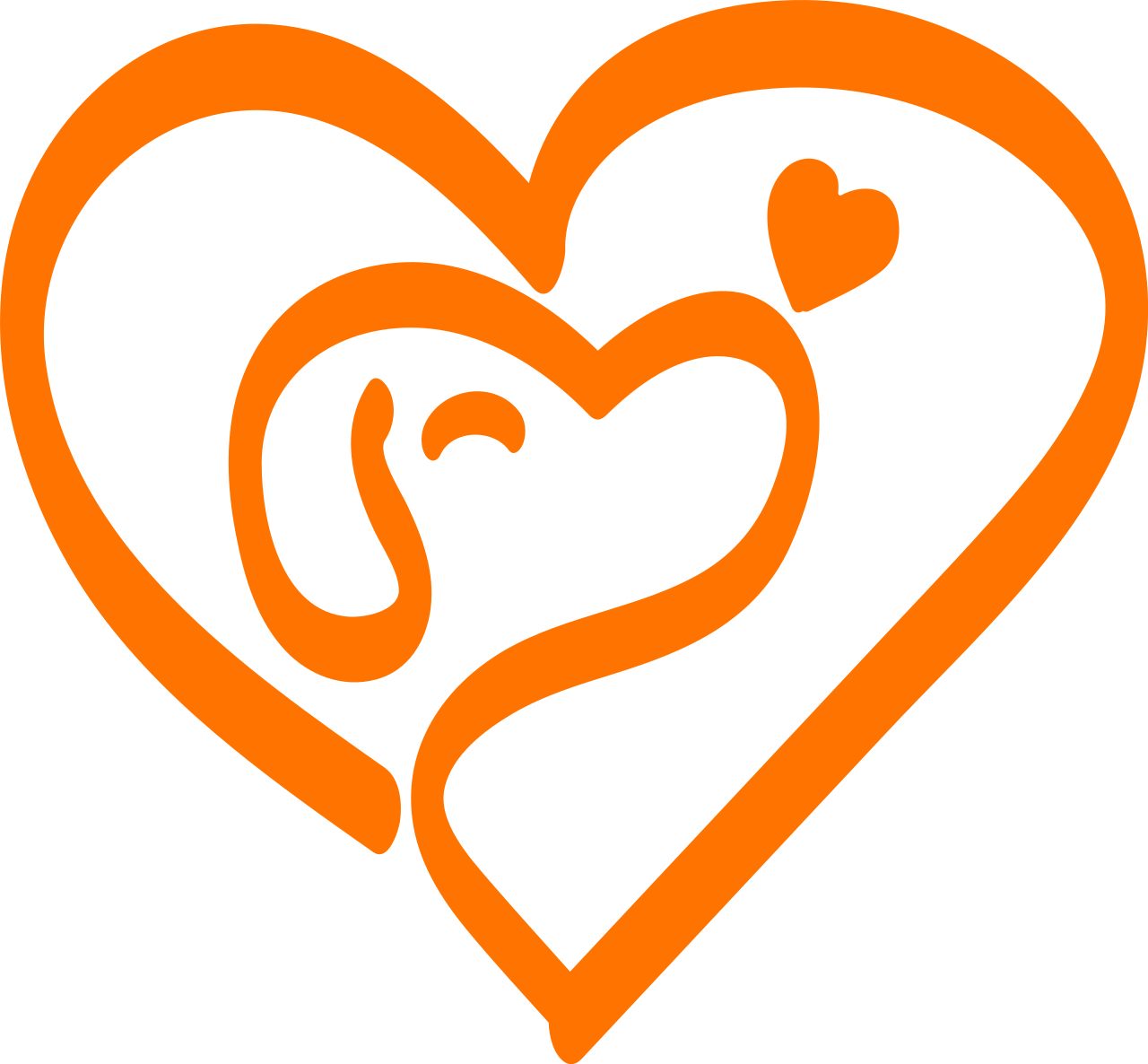 Logo représentant l’amour et le respect des animaux – engagement pour le bien-être et la protection des chiens.